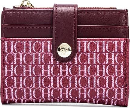 CHCH Women's Wallets - Elegant Card Holder with Multiple Compartments - Small and Compact Purse - Unique Design Wallet with Coin Holder - Original Gift (Pink) on Amazon.ae - Price Tracker