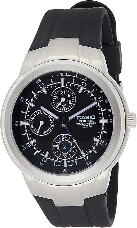 Casio Edifice Men's Watch - EF-305-1AVCB Black Dial, Black Band - Amazon.ae Price Tracker