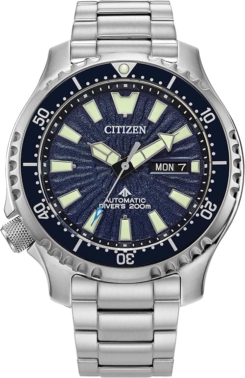 Citizen Men's Eco-Drive Promaster Dive Fugu Automatic Stainless Steel Watch, Luminous, ISO Compliant on Amazon.ae - Price Tracker