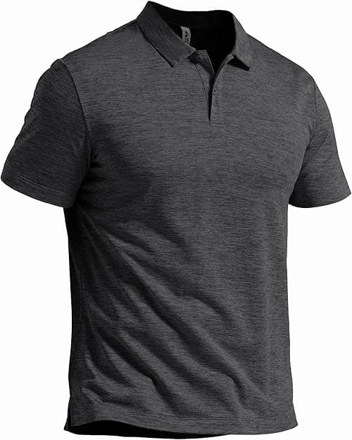 Pioneer Camp Men's Golf Shirt UPF 50+ Quick Dry Polo Shirts Short Sleeve Moisture Wicking Performance Tees Collar Work Shirts on Amazon.ae - Price Tracker