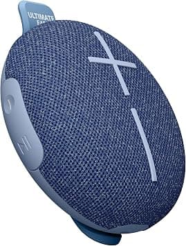 Ultimate Ears MINIROLL Ultra-Portable Waterproof Bluetooth Speaker, Big Bass, IP67 Dustproof, 131 ft (40 m) Range - Majestic Blue - Best Deal Finder