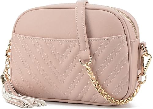 Lola Mae Quilted Crossbody Bag, Trendy Design Shoulder Purse on Amazon.ae - Price Tracker