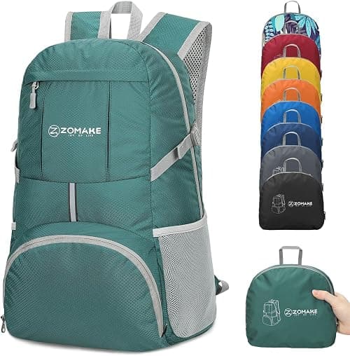ZOMAKE Foldable Backpack Lightweight Packable 35 L, Hiking Daypack Water Resistant Travel Bag Nylon Outdoor Sports Camping Rucksack Walking Trekking for Men Women Seniors on Amazon.ae - Price Tracker