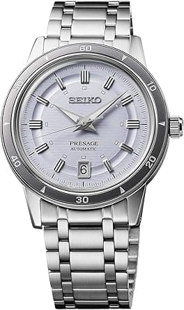 Seiko Watch for Men - Presage Collection - with Date Calendar, 50M Water Resistance, Screw See-Through Caseback, 39.5mm Case Diameter on Amazon.ae - Price Tracker