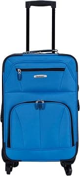 Rockland Pasadena Softside Spinner Wheel Luggage, Blue on Amazon - Best Deal Finder
