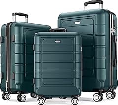 SHOWKOO Luggage Hardside Expandable PC+ABS Durable Lightweight Carryon Travel Suitcase with Double Wheels - Amazon.ae Price Tracker