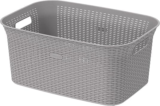 Cosmoplast 50L Cedarattan Laundry Basket, Grey - Amazon.ae Price Tracker