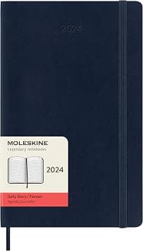 Moleskine 2024 12-Month Daily Large Softcover Notebook - متتبع أسعار Amazon.sa