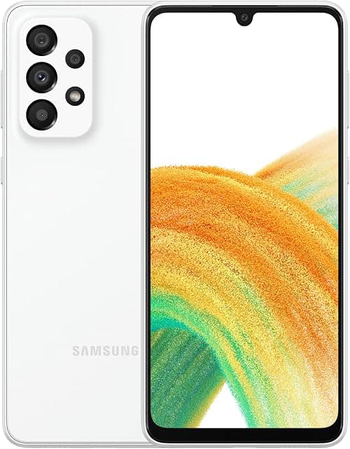 SAMSUNG Galaxy A33 5G Mobile Phone SIM Free Android Smartphone White 128GB, Awesome White on Amazon.ae - Price Tracker