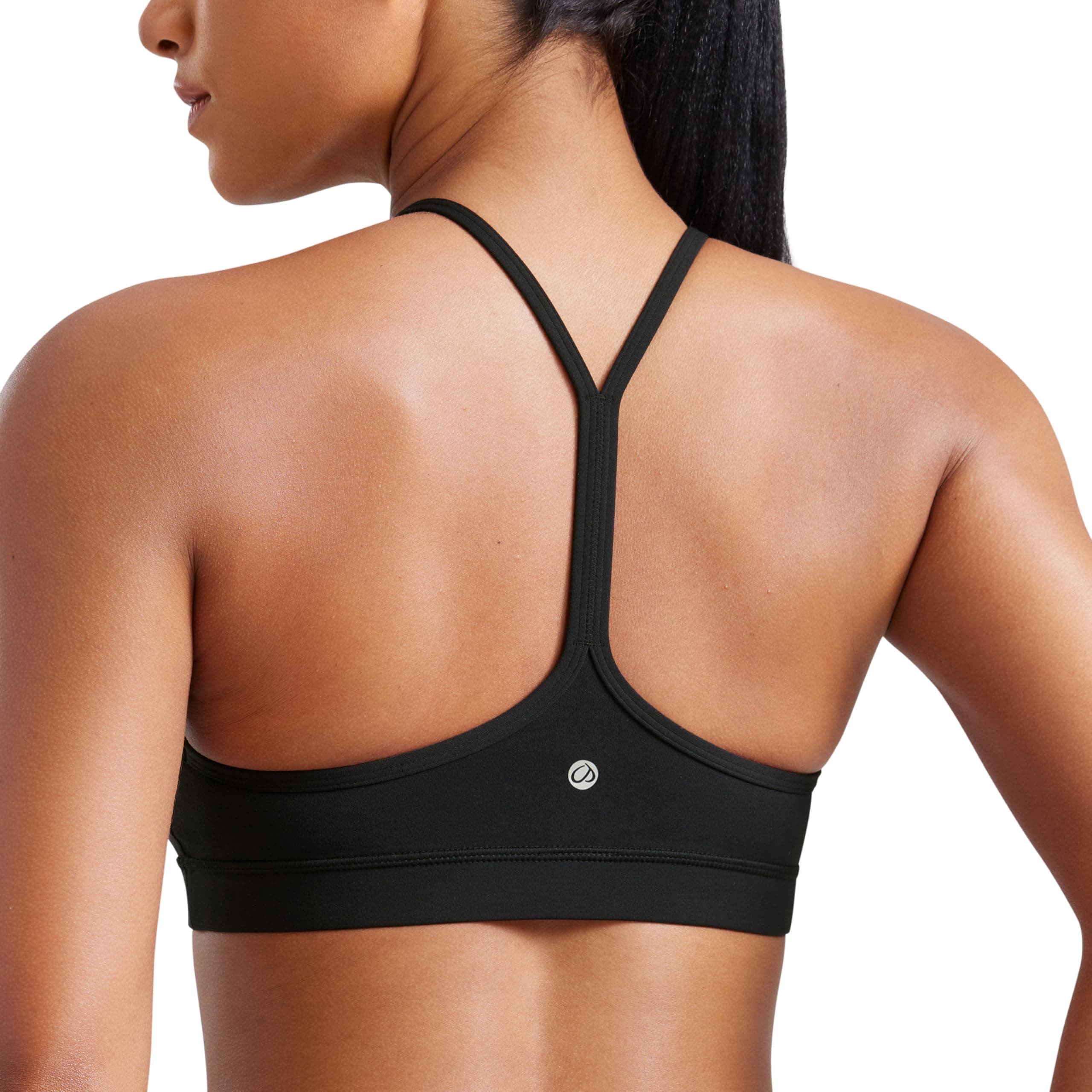 CRZ YOGA Y Back Sports Bra for Women - Padded Racerback Spaghetti Straps Thin Strap Low Impact Workout Yoga Bra on Amazon.ae - Price Tracker