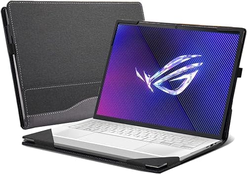 Laptop Cover for ASUS ROG Zephyrus G14(2024-2025) GA403 | GA403UV | GA403UI | All-Inclusive Drop-Proof Case 14" PU Leather Inner Pocket Cover (Gray) on Amazon.ae - Price Tracker