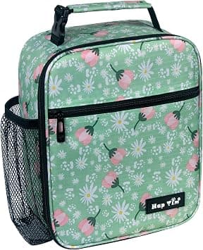 Hap Tim Insulated Lunch Bag Women, Reusable Lunch Box for Women & Men, Adluts Lunchbox for Office Work, Portable Lunchbag, Green Floral(AE18654-GF) on Amazon.ae - Price Tracker