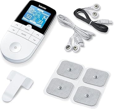 Beurer EM 49 Digital TENS/EMS Pain Relief Machine | Rehabilitation and Massage | 70 Training Programmes,2 Channels and 4 Self-Adhesive Electrodes | 5 Years Warranty - Amazon.ae Price Tracker