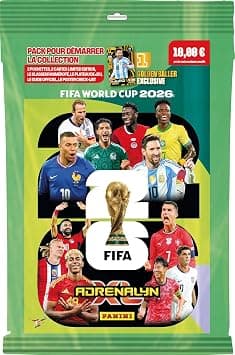 Panini Adrenalyn XL FIFA World Cup 2026 Official Trading Cards Collectible Football Card Game - Starter Pack on Amazon.ae - Price Tracker