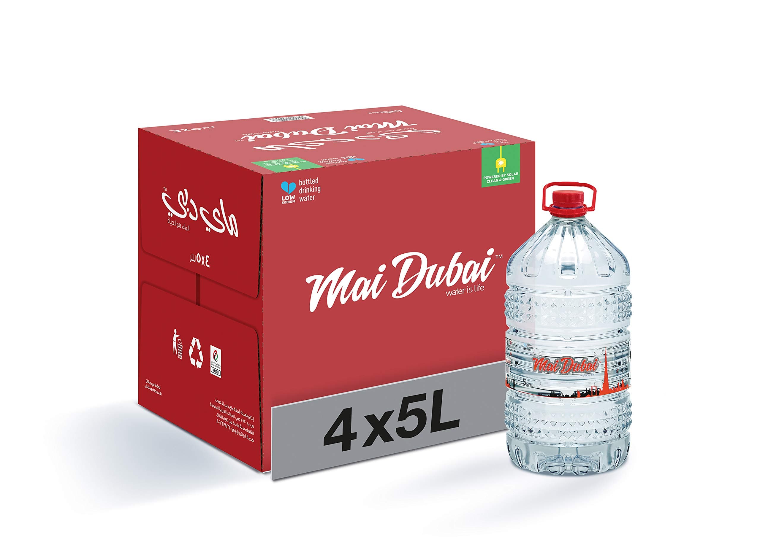 Mai Dubai Bottled Water, 4 X 5 Litre on Amazon.ae - Price Tracker