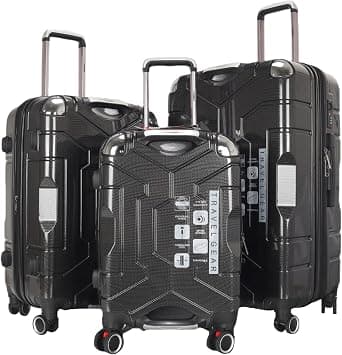 STARGOLD Trolley Luggage Set of 3 PCS Suitcase Bag TPC Hardside 360 Rotating Wheels And Lockable System Travel Luggage TPC42 on Amazon.ae - Price Tracker