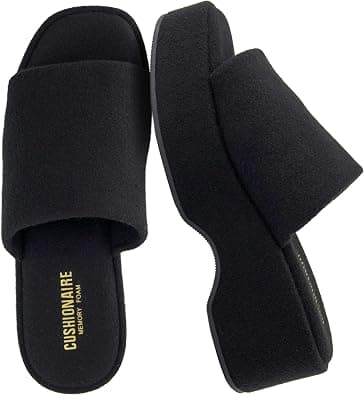 CUSHIONAIRE Women's Spin one band platform sandal with +Memory Foam on Amazon.ae - Price Tracker