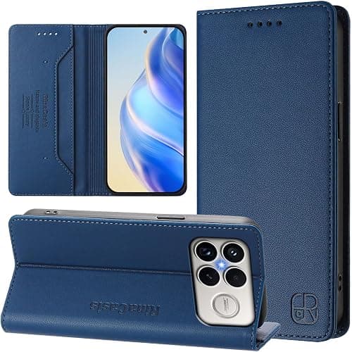 Cover Compatible with Xiaomi Poco F8 Ultra 5G,Compatible with Redmi K90 Pro Max 5G Flip Stand Magnetic Closure Wallet Card Slot Phone Case Blue على Amazon.ae - متتبع الأسعار