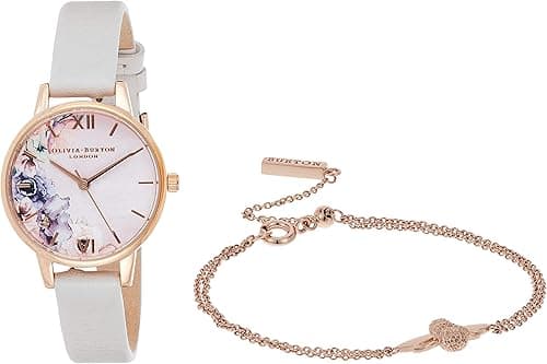 Olivia Burton WATERCOLOUR FLORALS Women's Watch, Analog on Amazon.ae - Price Tracker