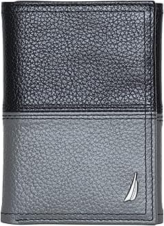 Nautica mens Trifold Leather Wallet Wallet - Amazon.ae Price Tracker