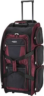 Travelers Club Xpedition 30 Inch Rolling Multi-Pocket Upright Duffel - Best Deal Finder