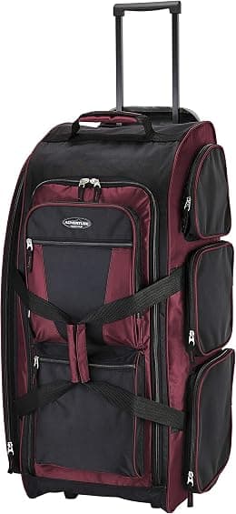 Travelers Club Xpedition 30 Inch Rolling Multi-Pocket Upright Duffel - Best Deal Finder