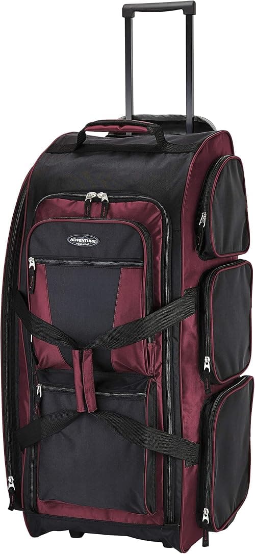 Travelers Club Xpedition 30 Inch Rolling Multi-Pocket Upright Duffel على Amazon.ae - متتبع الأسعار
