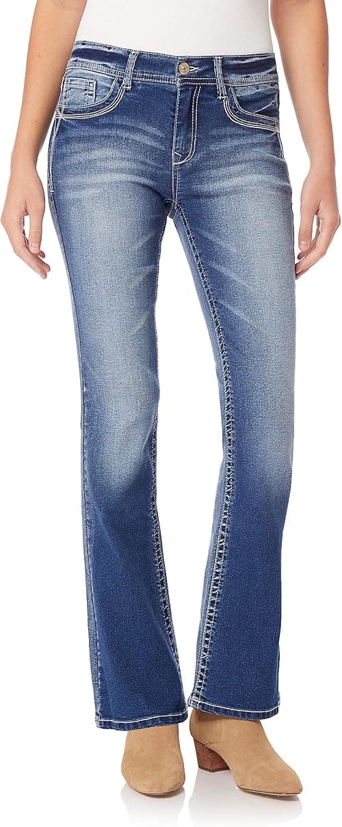 WallFlower womens Instastretch Legendary Classic Fit Bootcut Jeans Jeans (pack of 1) on Amazon.ae - Price Tracker