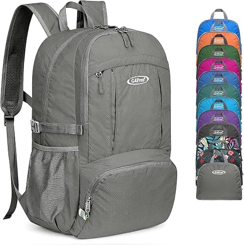 G4Free 40L Hiking Backpack Daypack with Wet Pocket Lightweight Packable Waterproof Handy Foldable Camping Outdoor Travel Large على Amazon.ae - متتبع الأسعار