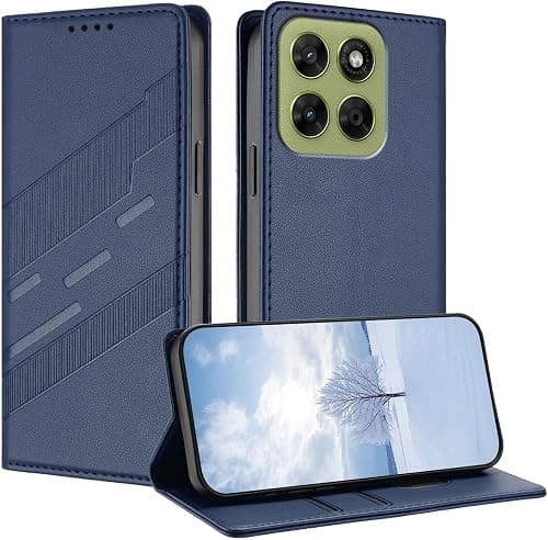 Folio Leather Case for Motorola Moto G77 5G on Amazon.ae - Price Tracker