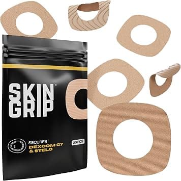 Skin Grip Adhesive Patches Compatible with Dexcom G7 &Stelo CGM with Cutout على Amazon.ae - متتبع الأسعار