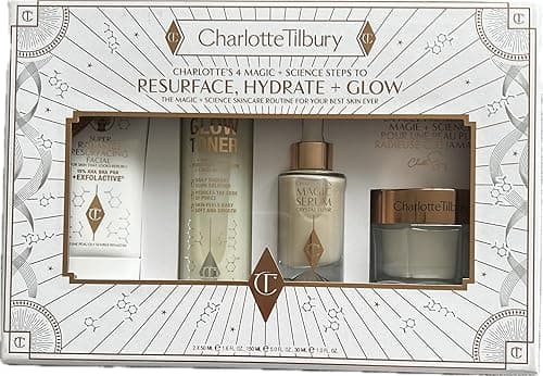 Charlotte Tilbury Charlotte's 4 Magic & Science Steps to Resurface, Hydrate & Glow | 2 x 50 ml / 1 x 150 ml / 1 x 30 ml on Amazon.ae - Price Tracker