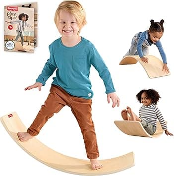 Fisher-Price Montessori Wooden Rockin' Balance Board - Amazon.ae Price Tracker