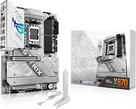 ASUS ROG Strix X870-A Gaming WiFi AMD Motherboard, 16+2+2 Power Stages, DDR5 Slot, Four M.2 Slots, PCIe 5.0, Next Generation GPU, WiFi 7, USB 20Gbps with PD 3.0 up to 30W, Aura Sync on Amazon - Best Deal Finder