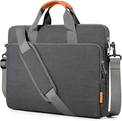 bagasin 13-17 inch Laptop Computer PC Shoulder Bag Carrying Case, Water-Repellent Fabric Briefcase on Amazon.ae - Price Tracker