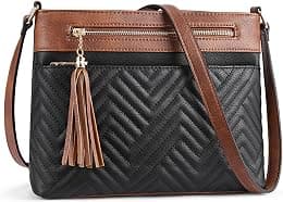 BOSTANTEN Crossbody Bags for Women Vegan Leather Purses Quilted Shoulder Handbags with Adjustable Shoulder Strap - Best Deal Finder