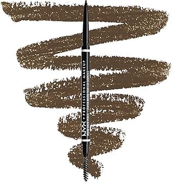 NYX Professional Makeup Micro Brow Pencil, Ultra-Fine, Dual-Ended, Precise Eyebrow Pencil with Retractable Tip and Spoolie Brush, Shade: Ash Brown (05) on Amazon.ae - Price Tracker