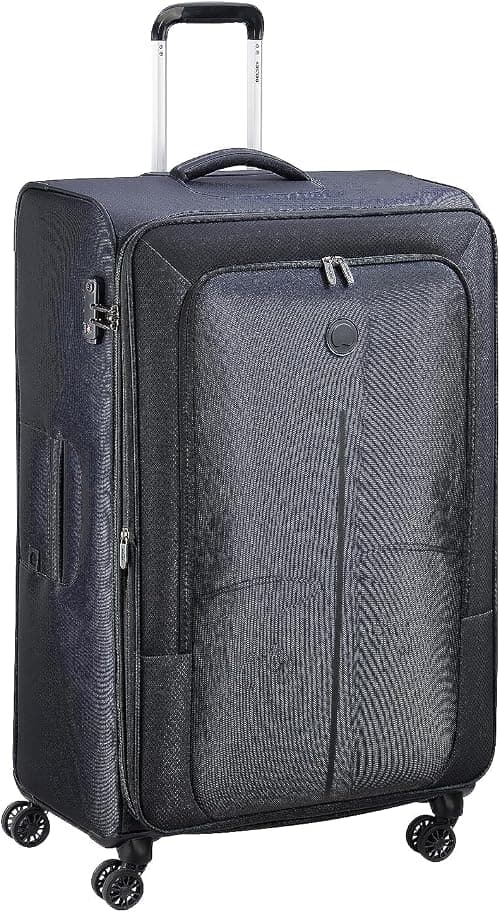 Delsey Paris CARACAS 80Cm Double Wheeled Expandable Luggage Trolley Case (BLACK) on Amazon.ae - Price Tracker
