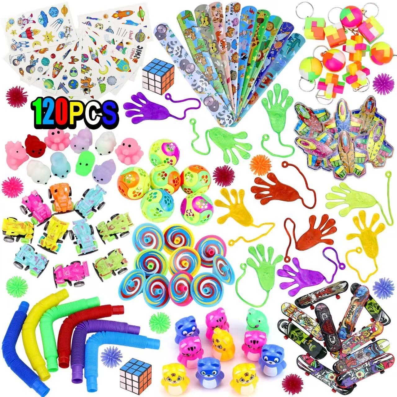 120Pcs Birthday Party Favors for Kids Giveaways Toys, Return Gifts for kids Goodie Bag Fillers, Party Bag Fillers For Kids, Gifts on Amazon.ae - Price Tracker
