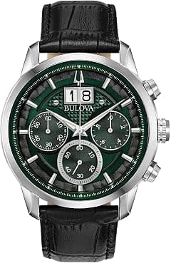 Bulova Men's Classic Sutton Big Date Chronograph Watch - Amazon.ae Price Tracker