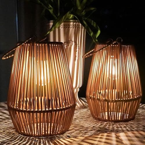 KagoLing Solar Lanterns, Solar Lanterns Outdoor Waterproof Solar Lights for Outside Hanging Solar Lights Outdoor Solar Lamp Lights Decoration for Garden,Yard,Patio,Porch,Trees,Lawn,Pathway, 2 Pack on Amazon.ae - Price Tracker