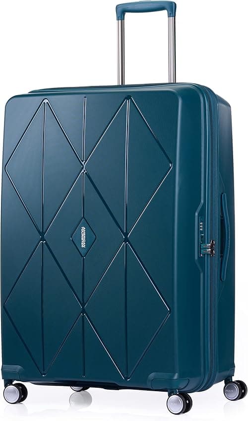 Argyle Suitcase, Cabin Size, 4 Spinner Wheels, Hard Top, Polypropylene, DuoSaf™ Security Zipper|TSA 008-3 Years International Warranty on Amazon.ae - Price Tracker