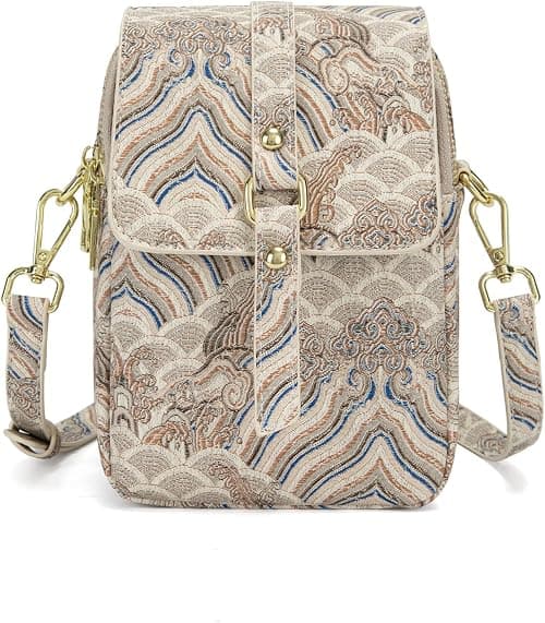 Women Vintage Crossbody Phone Bag, Small Messenger Shoulder Bag Cash Handbag Wallet Purse على Amazon.ae - متتبع الأسعار
