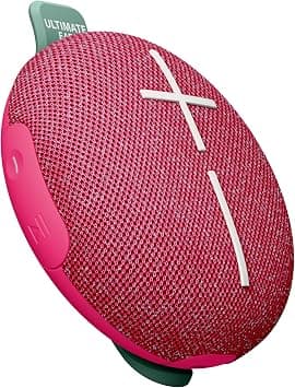 Ultimate Ears MINIROLL Ultra-Portable Waterproof Bluetooth Speaker, Big Bass, IP67 Dustproof, 131 ft (40 m) Range - Calming Pink - Best Deal Finder
