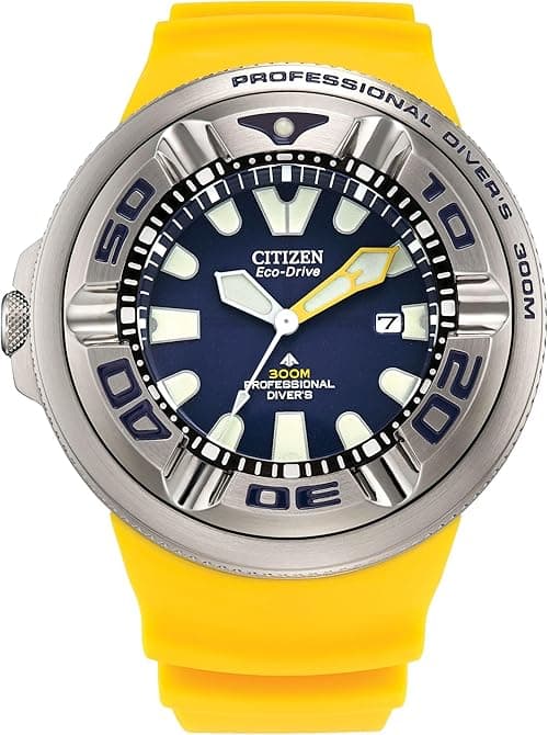 CITIZEN Men's Promaster Dive Eco-Drive Watch, 3-Hand Date, Polyurethane Strap, ISO Certified, Anti-Reflective Curved Crystal, Screw-Back Case and Crown on Amazon.ae - Price Tracker