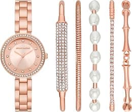 Skechers Women's Quartz Watch Gift Set - Best Deal Finder