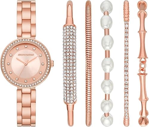 Skechers Women's Quartz Watch Gift Set on Amazon.ae - Price Tracker