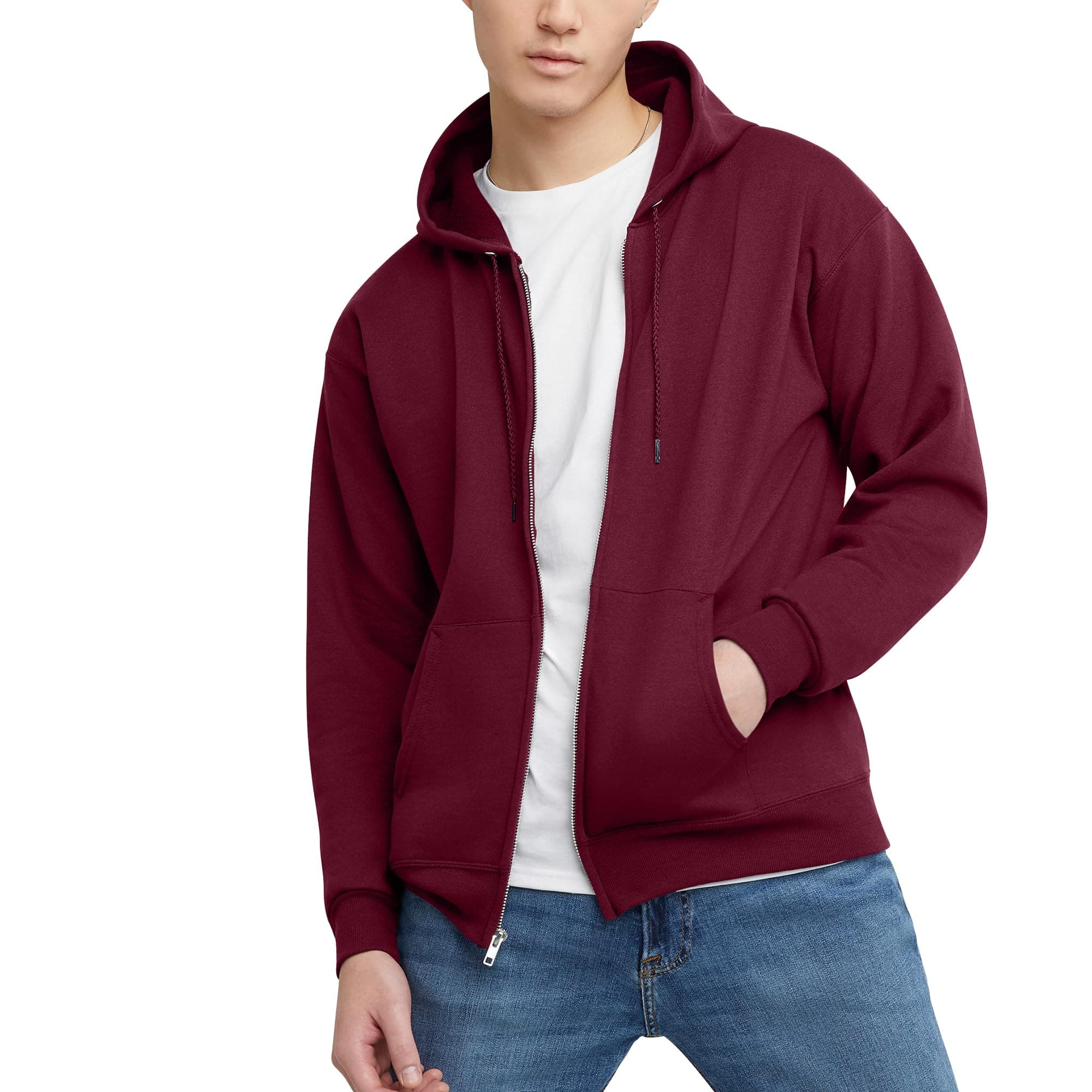 Hanes Men's EcoSmart Fleece Full-Zip Hoodie Sweatshirt on Amazon.ae - Price Tracker