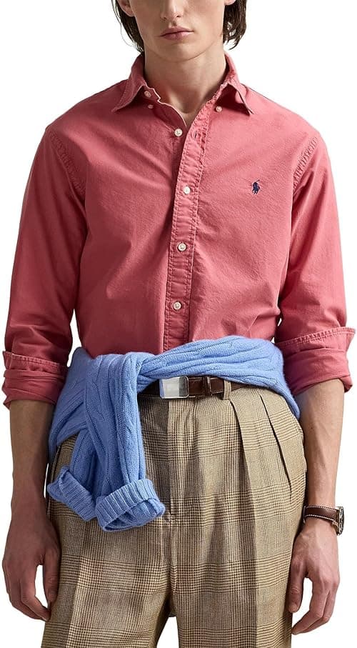 POLO RALPH LAUREN Men's Classic Oxford Long Sleeve Sport Shirt on Amazon.ae - Price Tracker
