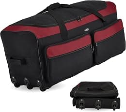 Travelers Club 36" 3-Wheel Rolling Expandable Duffle Luggage - Best Deal Finder